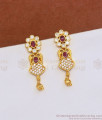 Buy Gold Plated Imitation Dangler Earring Real Kemp Stone Collections ER3585