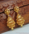 Real Gold Tone Adukku Jhumki Collections Available Online ER3598