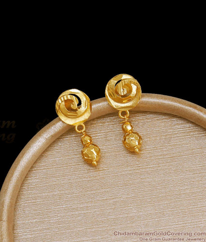 Buy Unique Gold Design Daily Wear One Gram Gold Earrings Buy Online-calidas.vn