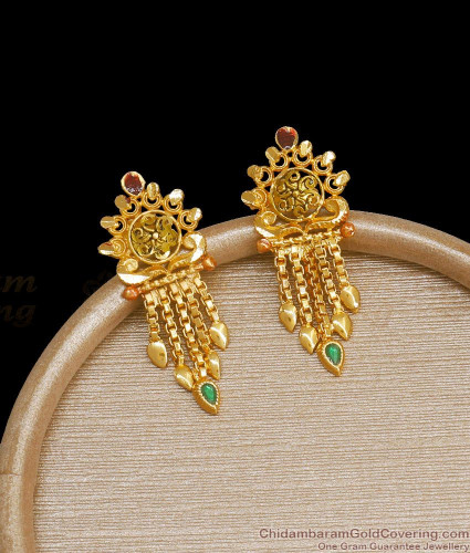 Beutiful tops in 2 grams | Gold earrings models, Gold bride jewelry, Gold  earrings designs