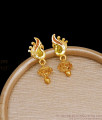 Forming Gold Mini Jhumki Earring Peacock Design ER3626