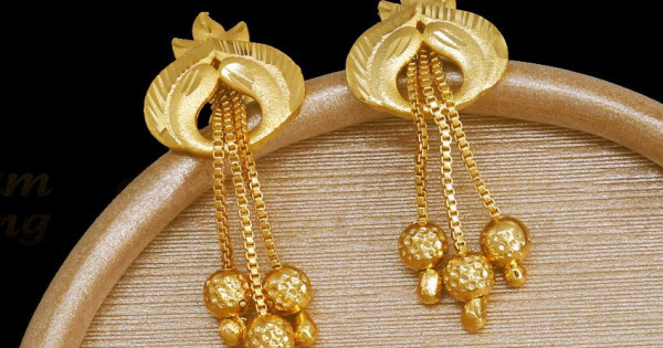 Buy online Gold Brass Drop Earring from fashion jewellery for Women by  Admier for ₹349 at 71% off | 2024 Limeroad.com