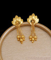 Floral Two Gram Gold Earring Dangler Collections Shop Online ER3646