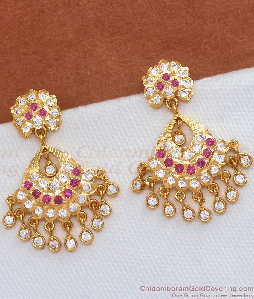 Traditional Impon Earring Danglers Collection 5 Metal Jewelry ER3659
