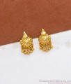 Stylish Gold Plated Earrings Heart Stud Designs ER3667