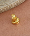 Dolphin Earrings Plain Gold Plated Hoop Shop Online ER3686