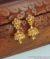 Stylish Leaf Design One Gram Gold Jhumki Earrings Collections ER3695