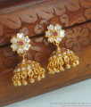 Stylish Umbrella Design 5 Metal Jhumki Earrings Collections ER3717