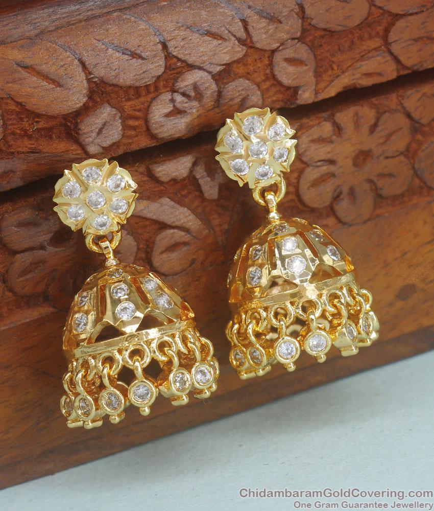 Traditional Impon Jhumki Brdal Earrings Collections Shop Online ER3726