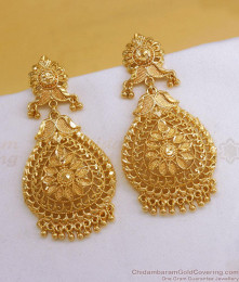 Grand Gold Imitation Earring Collection For Wedding ER3739 Grand Gold Imitation Earring Collection For Wedding ER3739