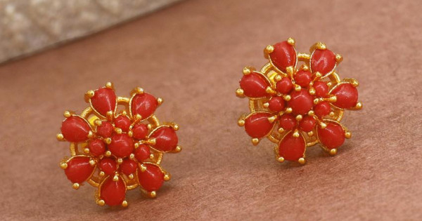 Buy 22KT Lochan gold Earrings Online at Best Price in India | jpearls.com