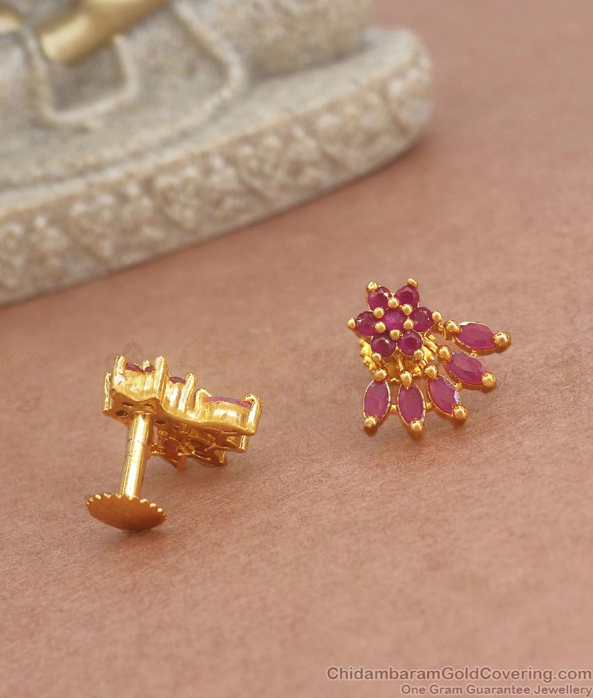 Elegant Stone Studs Gold Plated Earring Collections ER3772