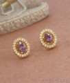 Beautiful Cz Stones Gold Oval Studs Collections Shop Online ER3798 Beautiful Cz Stones Gold Oval Studs Collections Shop Online ER3798