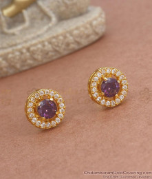 Buy Multi Color Stone Gold Imitation Round Stud Earrings Shop Online ER3802 Buy Multi Color Stone Gold Imitation Round Stud Earrings Shop Online ER3802