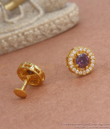 Buy Multi Color Stone Gold Imitation Round Stud Earrings Shop Online ER3802 Buy Multi Color Stone Gold Imitation Round Stud Earrings Shop Online ER3802