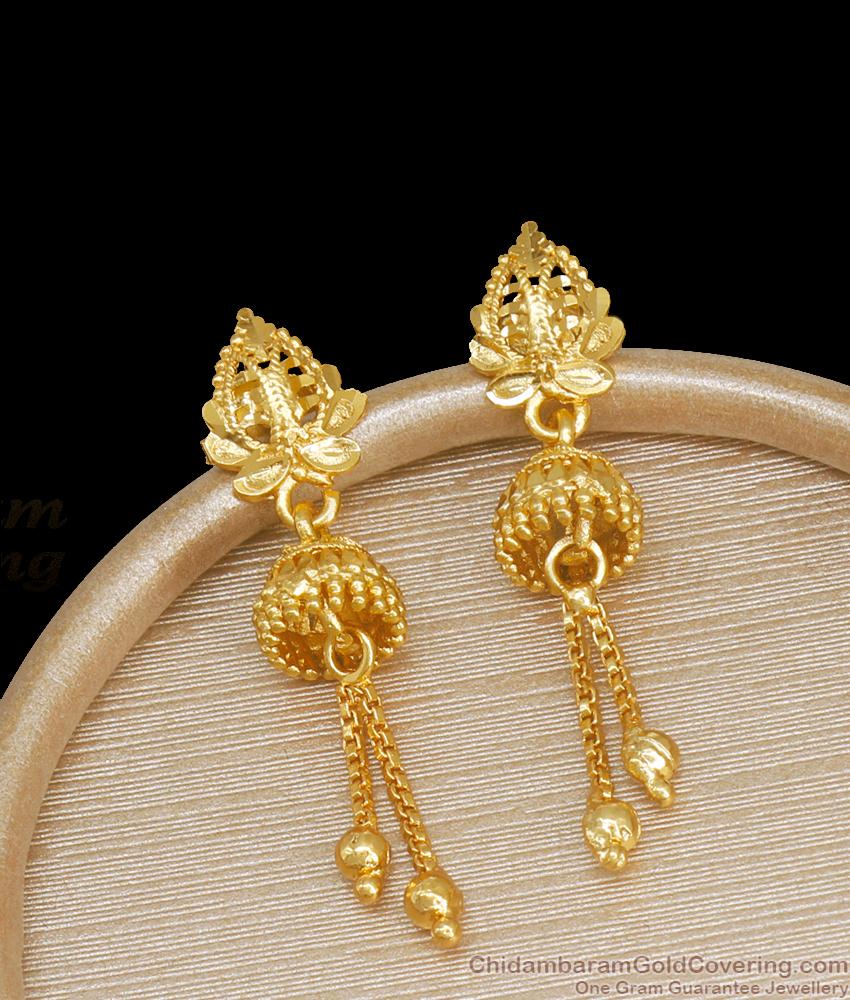 Trendy Gold Plated Jhumki Earrings Shop Online ER3823