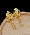 1 Gram Gold Earrings Hanging Beads Design Shop Online ER3826