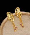 Pin Type Forming Gram Gold Earring Stone Danglers Shop Online ER3830