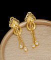 Traditional Gold Earrings Forming Danglers Design Shop Online ER3832