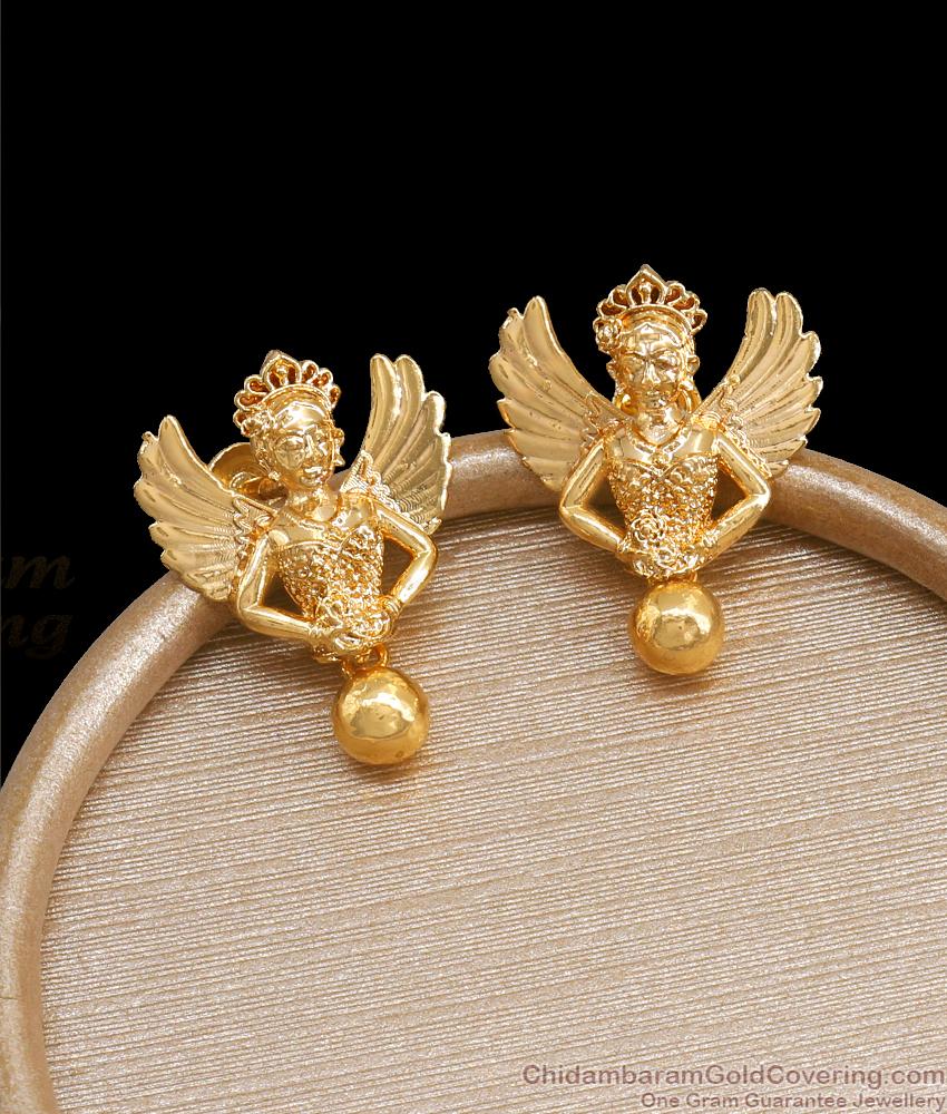Fairy Stud Pure Gold Plated Stud Earring Angel Designs Shop Online ER3861