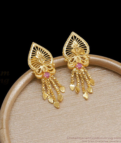 Gold Plated Earrings with Ring for Women Fashion Dubai Italy Flower Jewelry  Set Tassel Earrings Wedding Ethiopia Ring Party Gift - AliExpress