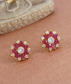Elegant Ad Stone Gold Plated Studs Party Wear Collections ER3901