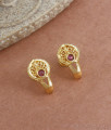Kerala Pattern Gold Studs Vintage Designs Earrings ER3912