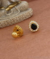 Interchangeable Gold Imitation 4 Studs Earring Semi Precious Collection ER3915