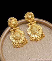 True Gold Tone Earring Big Forming Danglers Collections Online ER3921 True Gold Tone Earring Big Forming Danglers Collections Online ER3921