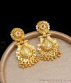 Two Gram Gold Earring Bridal Danglers Meenakari Designs ER3922 Two Gram Gold Earring Bridal Danglers Meenakari Designs ER3922