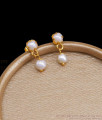 Beautiful White Pearls Gold Imitation Studs Earrings Shop Online ER3927