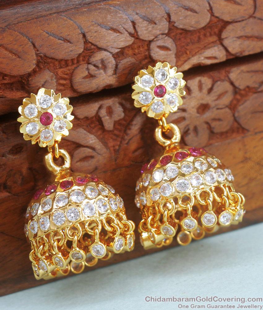 Diamond Brilliant Victorian Bridal Earrings - Intini Jewels