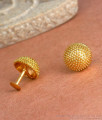 Plain Gold Plated Stud Earrings Daily Wear Collections ER3978