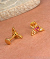 Thin Regular Use Gold Studs Earrings Shop Online ER3979