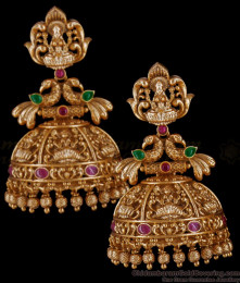 Bridal Jhumki Antique Earrings Lakshmi Designs Shop Online ER4007 Bridal Jhumki Antique Earrings Lakshmi Designs Shop Online ER4007