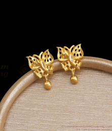 Buy Forming Gold Stud Earrings Butterfly Designs ER4041 Buy Forming Gold Stud Earrings Butterfly Designs ER4041