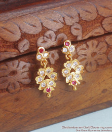 Buy Traditional Impon Earring Gold Danglers Design ER4062