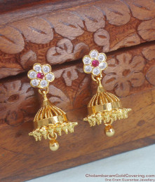 Shop Gold Jhumkas Impon Earring Collections ER4063 Shop Gold Jhumkas Impon Earring Collections ER4063