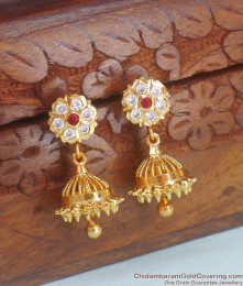Pure Impon Jhumki Earrings For Regular Use ER4064 Pure Impon Jhumki Earrings For Regular Use ER4064