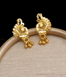Daily Wear Two Gram Gold Stud Earrings ER4071 Daily Wear Two Gram Gold Stud Earrings ER4071