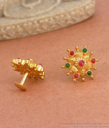 Latest Gold Imitation Stud Earring With Stone ER4094 Latest Gold Imitation Stud Earring With Stone ER4094