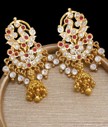 Original Impon Jhumka Peacock Design Gold Earring ER4102 Original Impon Jhumka Peacock Design Gold Earring ER4102