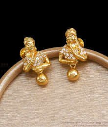 Latest Dancing Doll Earring 1 Gram Gold Designs ER4128 Latest Dancing Doll Earring 1 Gram Gold Designs ER4128
