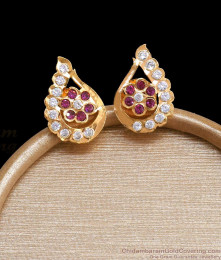Peacock Design Impon Stud Earring Shop Online ER4130 Peacock Design Impon Stud Earring Shop Online ER4130