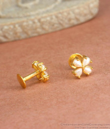 Beautiful Gold Imitation Earring With Pearls ER4135 Beautiful Gold Imitation Earring With Pearls ER4135