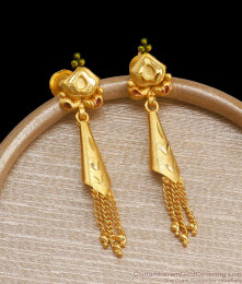Women Wedding Gold Earring Forming Dangler Design ER4177 Women Wedding Gold Earring Forming Dangler Design ER4177