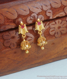 New Arrival One Gram Gold Plated Jhumki Earring ER4189