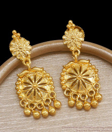 Buy Online One Gram Gold Earrings Peacock Design ER2236