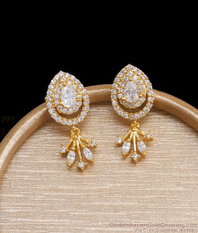 Artificial Diamond Stud Earring Gold Imitation Jewelry ER4198 Artificial Diamond Stud Earring Gold Imitation Jewelry ER4198