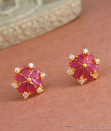 Latest Small Gold Stud Earring Screw Back Design ER4209 Latest Small Gold Stud Earring Screw Back Design ER4209